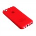 iPhone 5c - TPU Soft Protective Phone Cover Case - Clear Matte Red